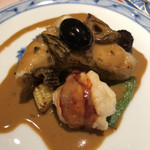 ストラスヴァリウス - イサキとオマール海老のポアレ