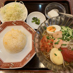 ナノチャイナ - 海老冷麺850円