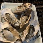 かき小屋 大島 - 茹で焼き牡蠣❗️