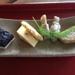 潭亭 - <5千ｺｰｽ>ミヌダル,カステラ蒲鉾,八重山蒲鉾,ゴボウ巻き,田芋の素揚げ,ウイキョウ