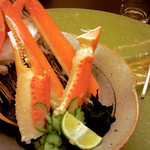 里湯昔話・雄山荘 - -酢物- 蟹酢。