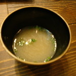 鳥一筋 となり - 〆のお吸い物