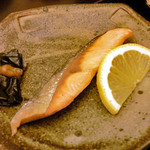 里湯昔話・雄山荘 - 焼鮭・昆布