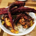 自然派中華 クイジン - 四川麻婆豆腐ランチ　即席麻婆丼 二膳目