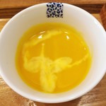 自然派中華 クイジン - 四川麻婆豆腐ランチ スープ　春人参のポタージュ