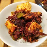 自然派中華 クイジン - 四川麻婆豆腐ランチ　即席麻婆丼 一膳目