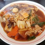 お食事処 たんぽぽひで - 醤油あんかけ焼きそば