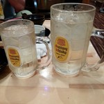 居酒屋いくなら俺んち来い - ハイボール、普通とメガ