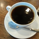 いなだ珈琲舎 - 二杯目のケニア。苦くて酸っぱくて重い。舌の全部を刺激します。