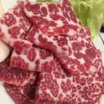 むつ五郎 - 馬刺し＋ミスジ