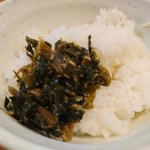 天ぷら 一修 - 高菜が旨い！！