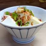 家庭料理 小川 - 冷やっこ