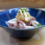 家庭料理 小川 - いか おろしぽん酢