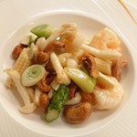 中国料理 景山 - 海老とカシューナッツの炒め