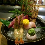 Teppan Ryouri Doujima - 天然鮮魚の三種盛