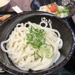 Hanamaru Udon - かけうどん大はしょうゆでいただきました