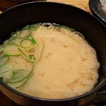 天ぷら海鮮 五福 - お味噌汁