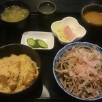Teuchi Soba Daifuku - ミニカツ丼とおろしそばのセット