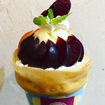 クレープリー チロル - 奄美大島のすもも2種盛り¥1400