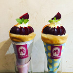 クレープリー チロル - 奄美大島のすもも2種盛り¥1400