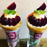 クレープリー チロル - 奄美大島のすもも2種盛り¥1400