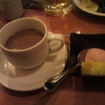 神辺の台所 ほくろ - ミニ懐石御膳 食後のデザートとドリンク