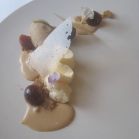 ラ・トゥーエル - デセール（アメリカンチェリー、コーヒーとアマレットのアイス）