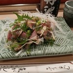 魚がし鮨 - あじタタキ