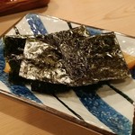 魚がし鮨 - たいら貝の磯辺焼き