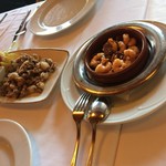 Restaurant Bei Pepe - イイダコ、エビのアヒージョ