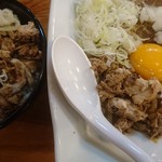 三代目 藤村商店 - チャーシューまぜ麺、チャーシュー丼