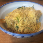 更科備後町 - ミニ天とじ丼、ふわふわ卵が美味しい