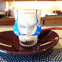 お料理 とみやま - ビキニのグラスに入ったプリン