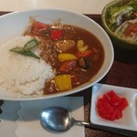 富士カントリー可児クラブ - ランチの野菜カレーセット