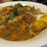 カフェレストラン ホット・ベリー - チーズリゾット風オムライス