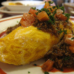 カフェレストラン ホット・ベリー - とろーりチーズとミートソースのオムライス　