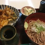 一ぷく - 野菜天丼セット800円