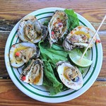 Half Shell Raw Bar - Garlic Oyster $10.99