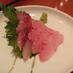 定食サトウ - イサキの刺し身1,240円