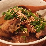 定食サトウ - 牛すじの煮込640円