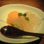 ヒドリ - マンゴシャーベット　フルーツカクテル