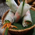 Rue Lamblot Restaurant & Cafe - 生春巻きアップ。