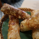 Rue Lamblot Restaurant & Cafe - 揚げ春巻きアップ。