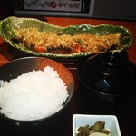 Otooto - 食事セットと大長茄子の煮浸し