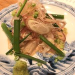 博多美食と日本酒　響喜 - カワハギ肝醤油和え