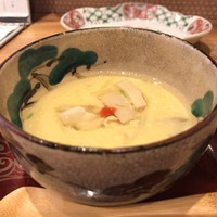 博多美食と日本酒　響喜 - お通し  茶碗蒸し