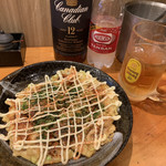 おぎ野 - 賄いメニュー。お好み焼き