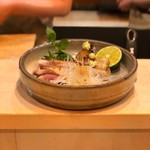 焼鳥 谷口 - 腿と胸のたたき