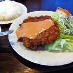 鳥心 - ご飯の量は、普通？で多過ぎw