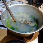 俺の魚を食ってみろ!! - あさり酒蒸し